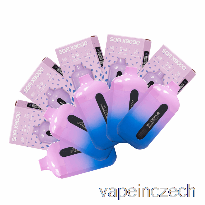 [10-balení] Sofi X9000 0% Nulový Nikotin Chytrý Jednorázový Vape Bez Nikotinu